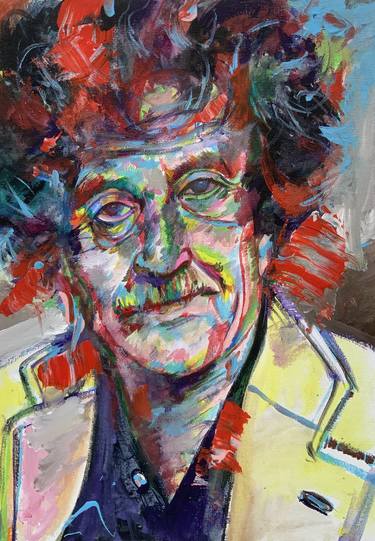 Original Portraiture People Paintings by Lautir -