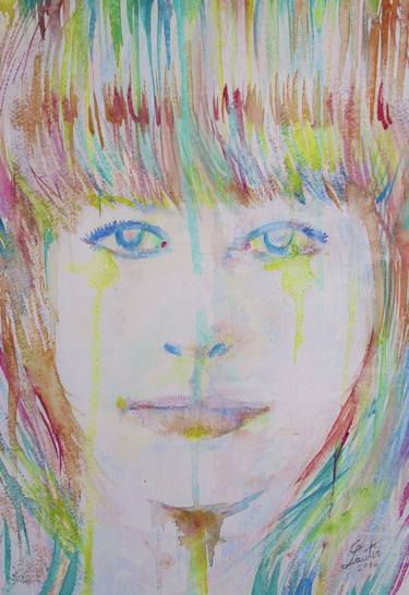 Original Portraiture People Paintings by Lautir -