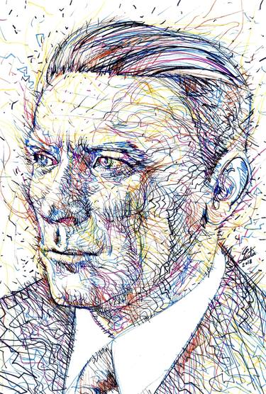 Original Portraiture People Drawings by Lautir -