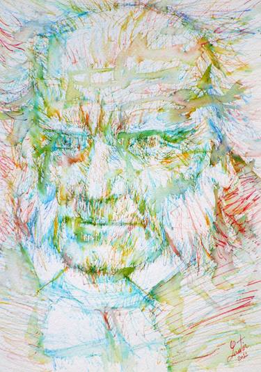 Original Portraiture People Paintings by Lautir -