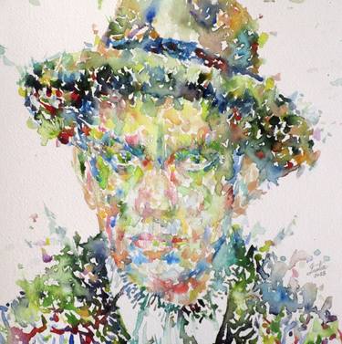 Original Portraiture People Paintings by Lautir -