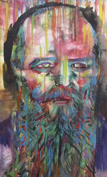 Original Portraiture People Paintings by Lautir -