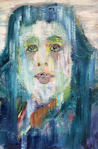 Original Portraiture People Paintings by Lautir -