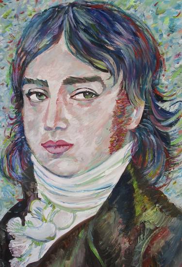 Original Portraiture People Paintings by Lautir -