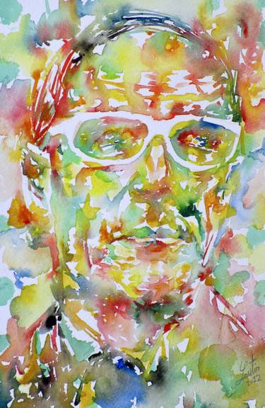 Original Portraiture People Paintings by Lautir -