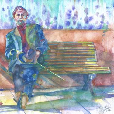 Original Portraiture People Paintings by Lautir -