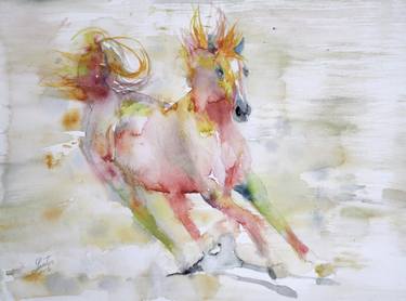 Print of Figurative Horse Paintings by Lautir -