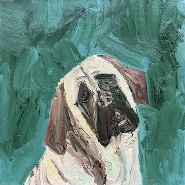 Original Figurative Dogs Paintings by Lautir -