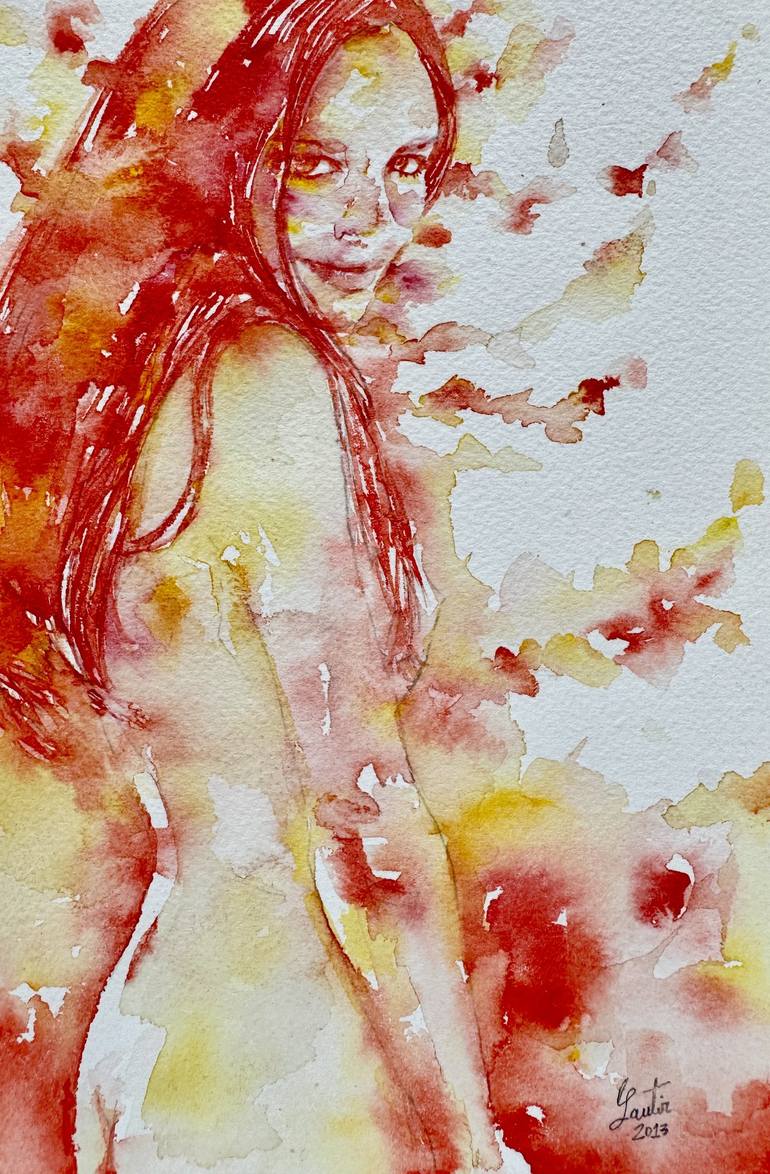Print of Figurative Erotic Paintings by Lautir -