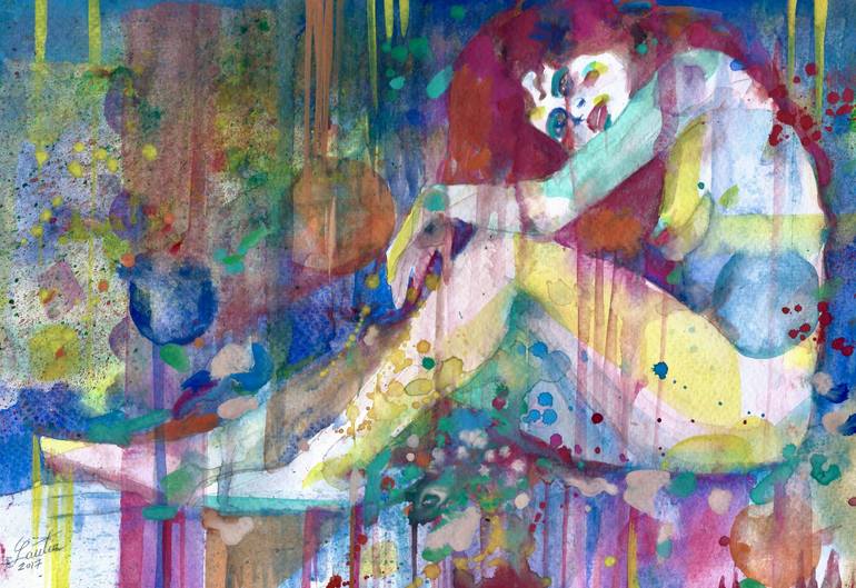 Print of Figurative Erotic Paintings by Lautir -