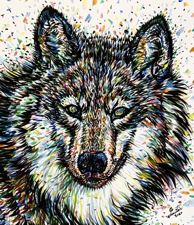 Print of Figurative Animal Paintings by Lautir -