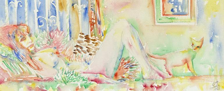Original Figurative Erotic Paintings by Lautir -