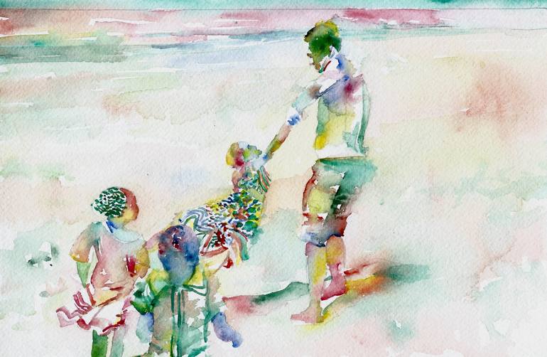 Print of Figurative People Paintings by Lautir -