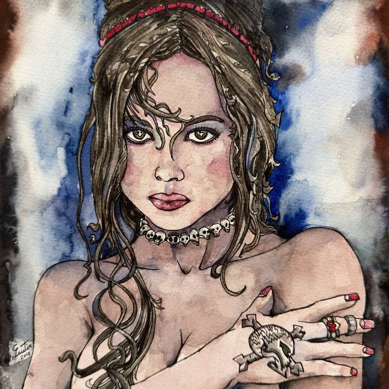 Print of Figurative Erotic Paintings by Lautir -