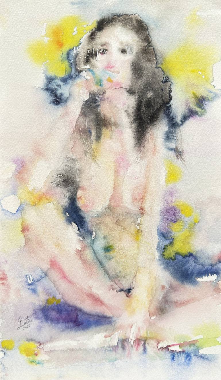 Original Figurative Erotic Paintings by Lautir -