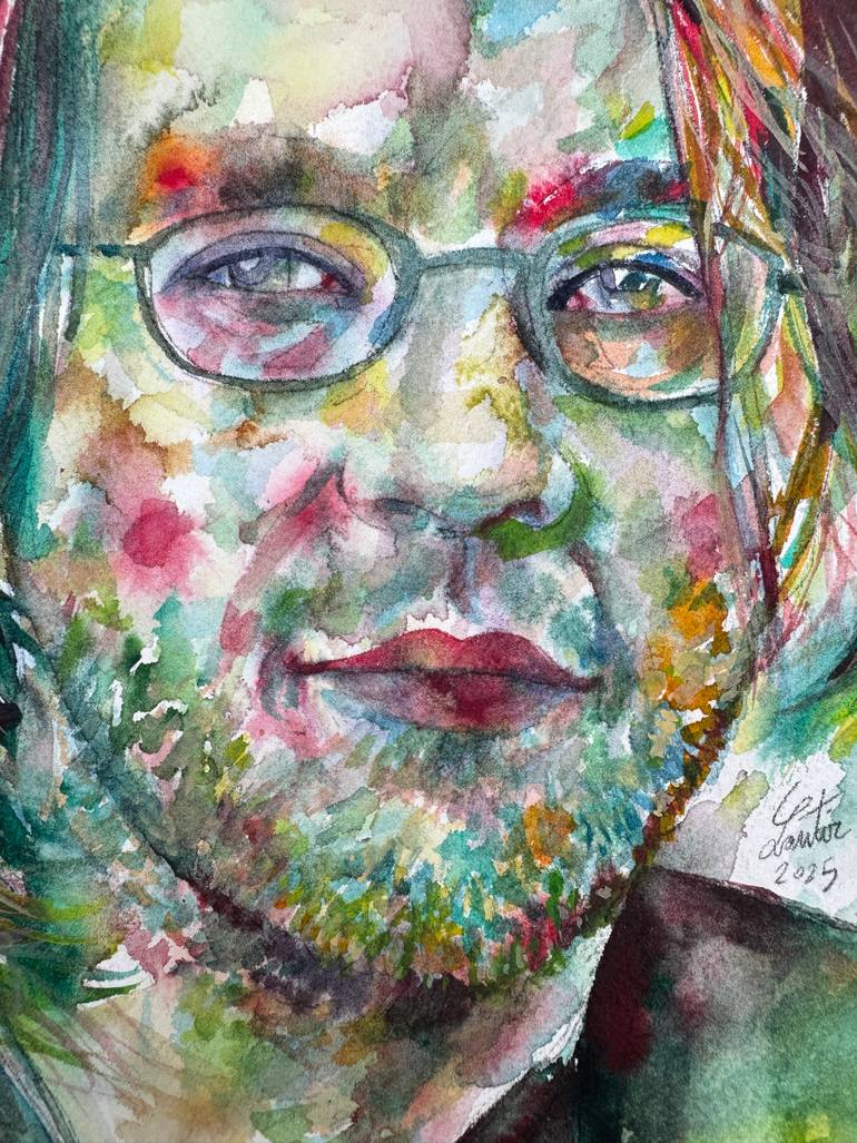 Original Portraiture People Painting by Lautir -