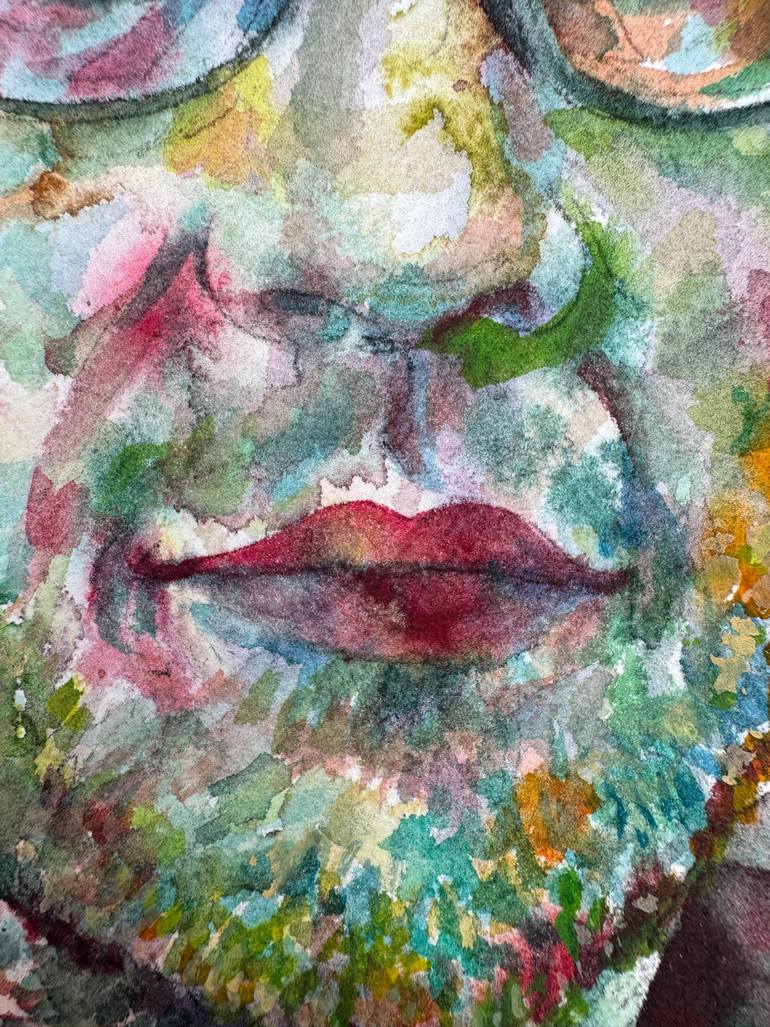 Original Portraiture People Painting by Lautir -