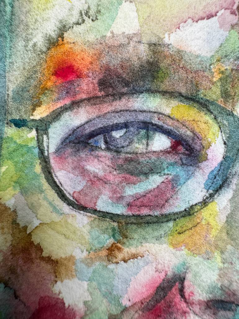Original Portraiture People Painting by Lautir -