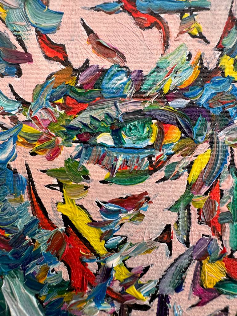 Original Portraiture People Painting by Lautir -