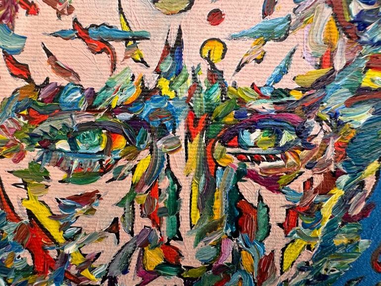 Original Portraiture People Painting by Lautir -
