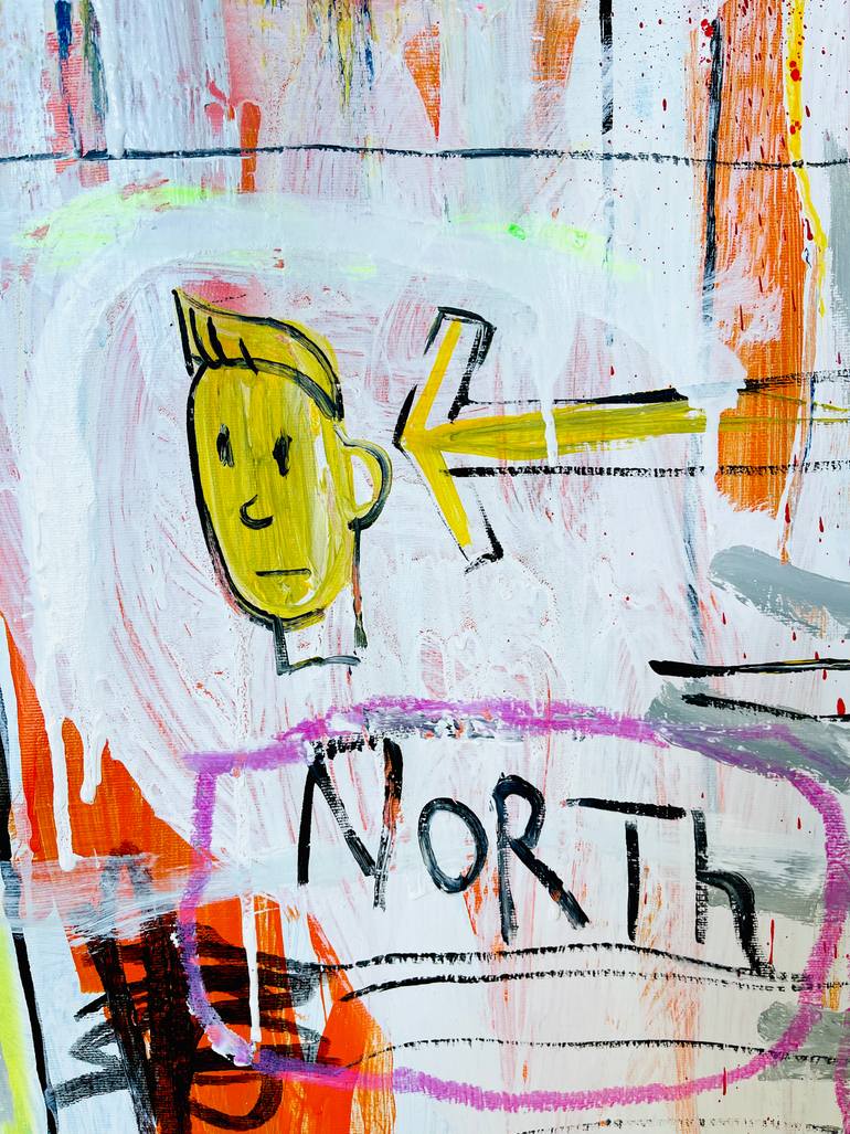 Original Abstract Expressionism Abstract Painting by Mercedes Lagunas