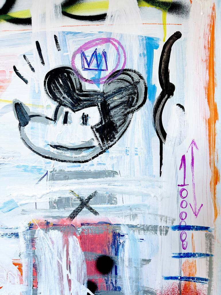 Original Abstract Expressionism Abstract Painting by Mercedes Lagunas