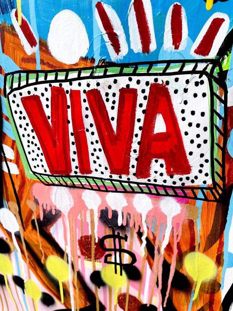 Original Street Art Pop Culture/Celebrity Painting by Mercedes Lagunas