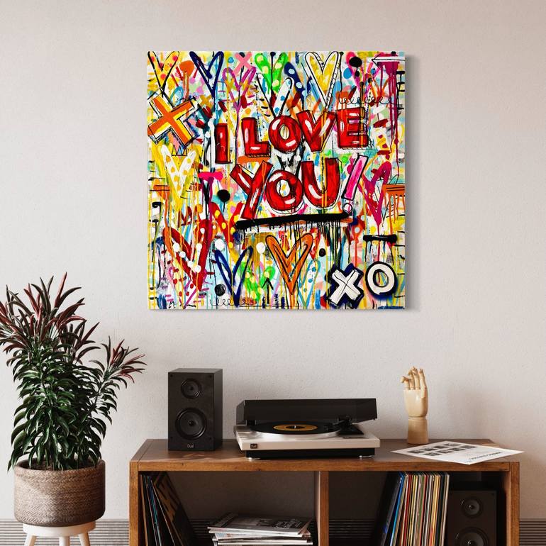 Original Abstract Painting by Mercedes Lagunas
