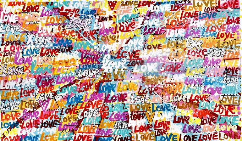 Original Love Painting by Mercedes Lagunas