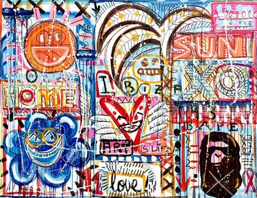 Original Street Art Culture Paintings by Mercedes Lagunas