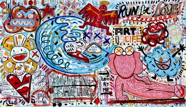 Original Street Art Culture Painting by Mercedes Lagunas