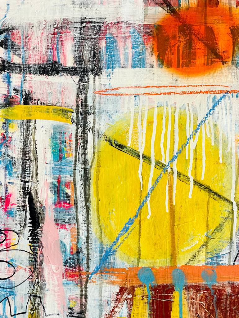 Original Expressionism Abstract Painting by Mercedes Lagunas