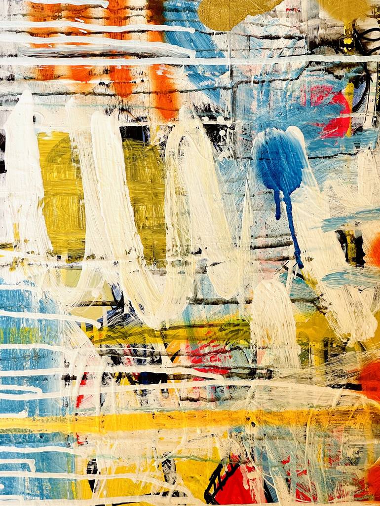 Original Expressionism Abstract Painting by Mercedes Lagunas