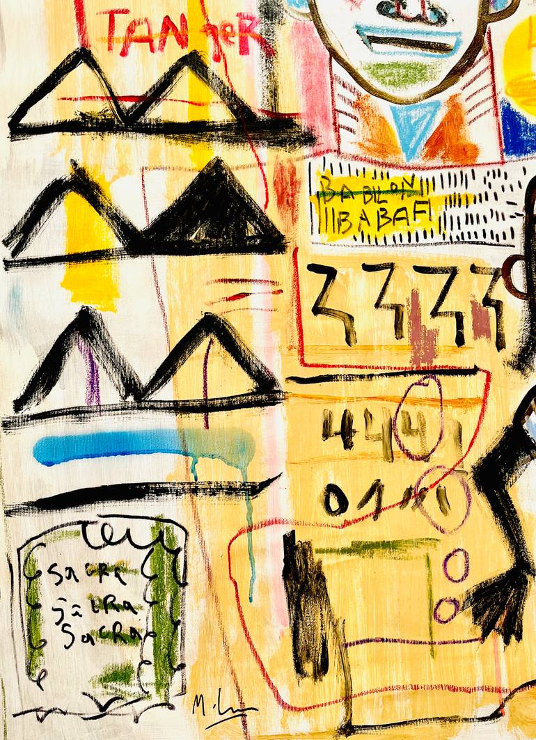 Original Street Art Pop Culture/Celebrity Painting by Mercedes Lagunas