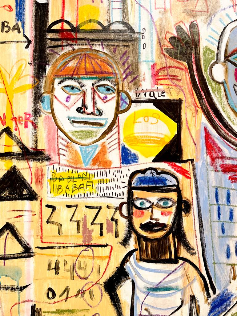 Original Street Art Pop Culture/Celebrity Painting by Mercedes Lagunas