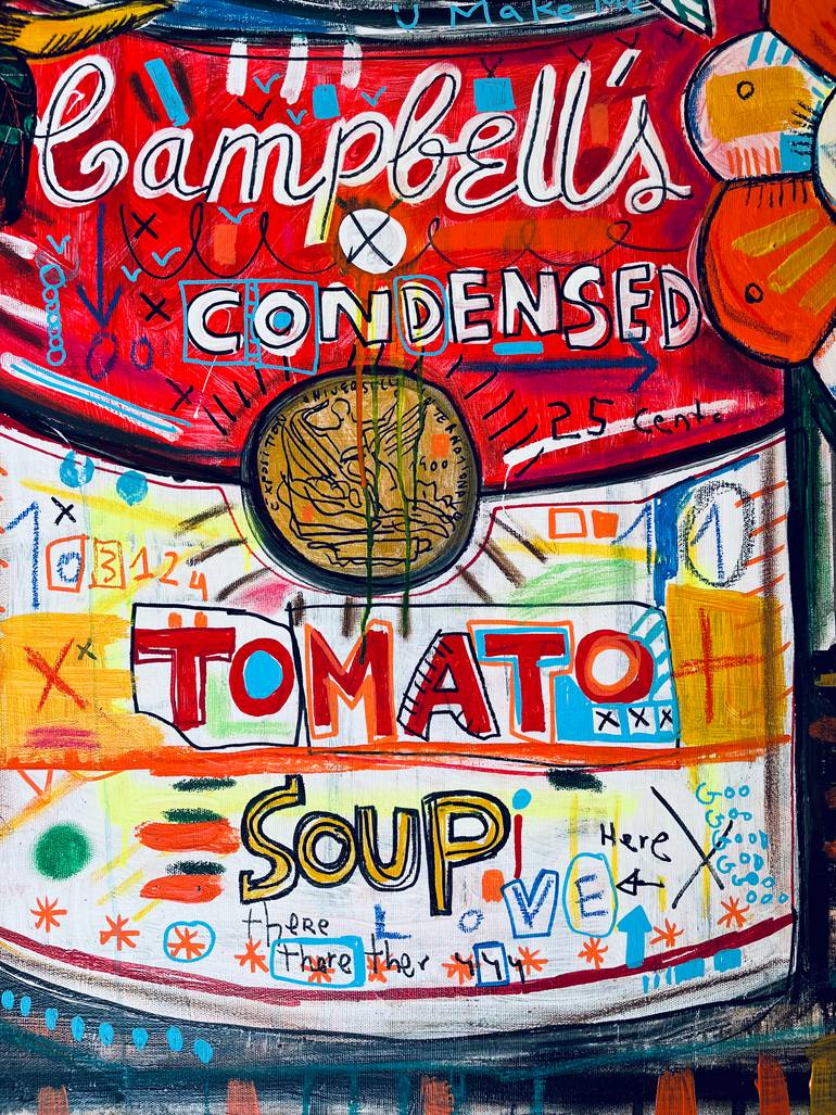 Original Street Art Pop Culture/Celebrity Painting by Mercedes Lagunas