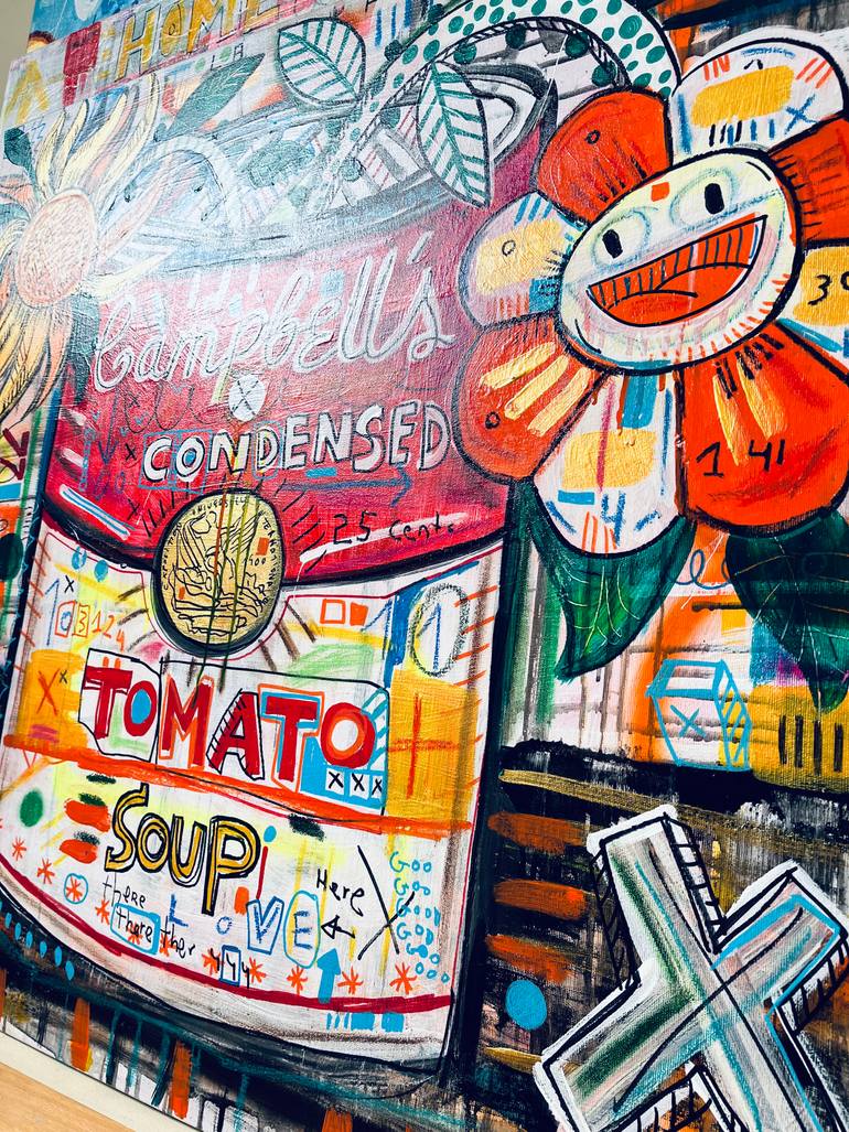 Original Street Art Pop Culture/Celebrity Painting by Mercedes Lagunas