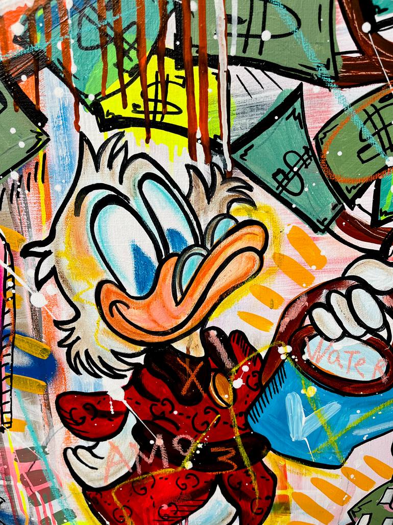 Original Street Art Cartoon Painting by Mercedes Lagunas