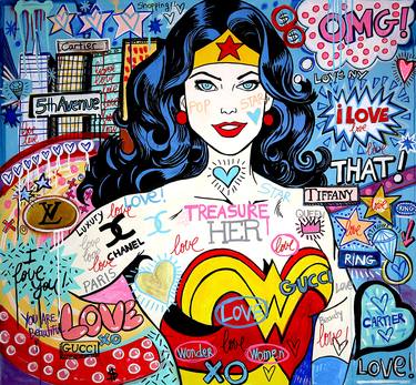 Original Modern Comics Paintings by Mercedes Lagunas