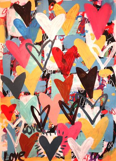 Print of Love Paintings by Mercedes Lagunas