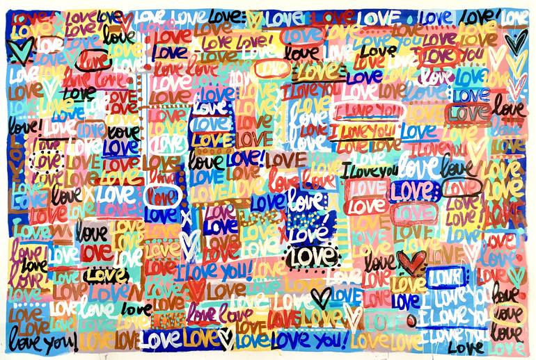 Original Modern Love Paintings by Mercedes Lagunas