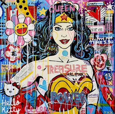 Print of Comics Paintings by Mercedes Lagunas