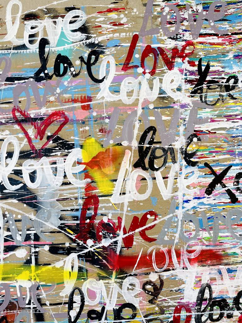 Original Love Painting by Mercedes Lagunas