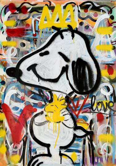 Hello Kitty-Hermes-Chanel-Louis V- Original Painting on Canvas Painting