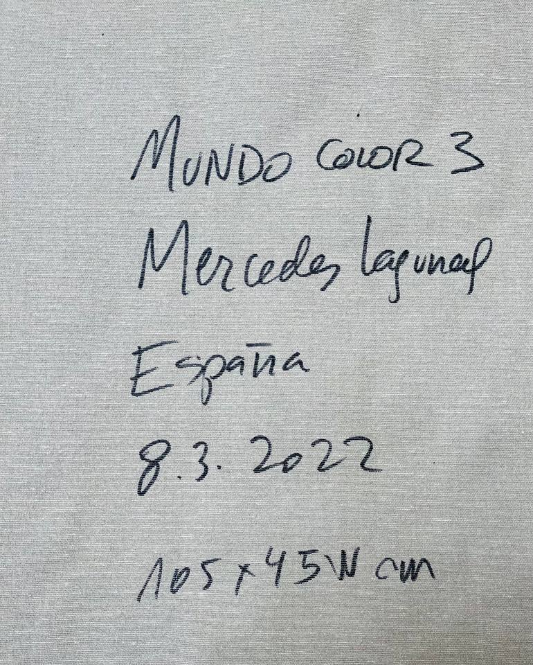 Original Abstract Expressionism Abstract Painting by Mercedes Lagunas