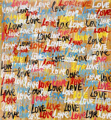 Print of Pop Art Love Paintings by Mercedes Lagunas