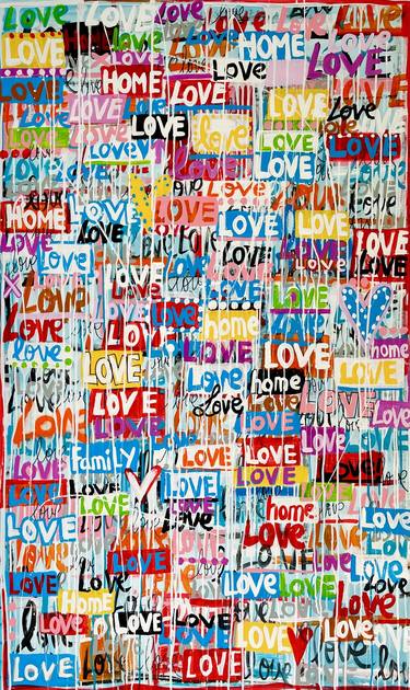 Print of Love Paintings by Mercedes Lagunas