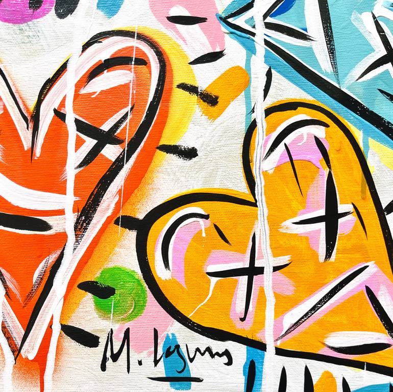 Original Abstract Expressionism Abstract Painting by Mercedes Lagunas