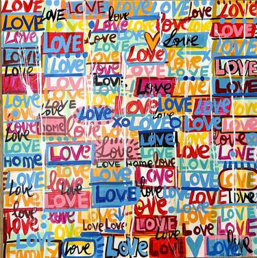 Print of Love Paintings by Mercedes Lagunas