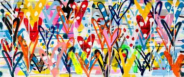 Print of Street Art Love Paintings by Mercedes Lagunas